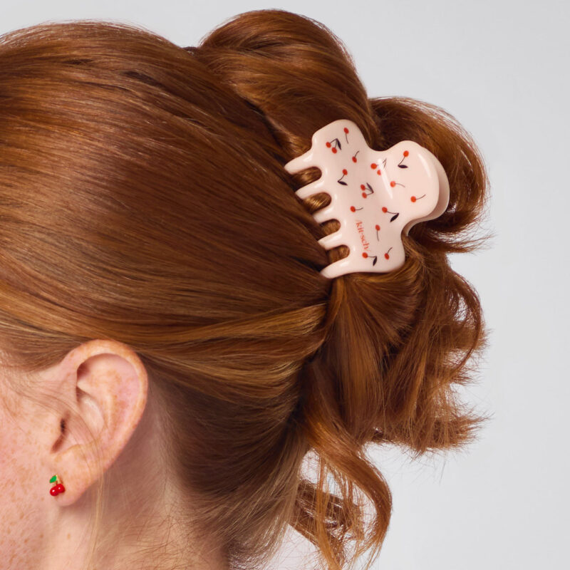 Kitsch - Agrafă Cloud cu Print Cireșe - Medie - imagine 3