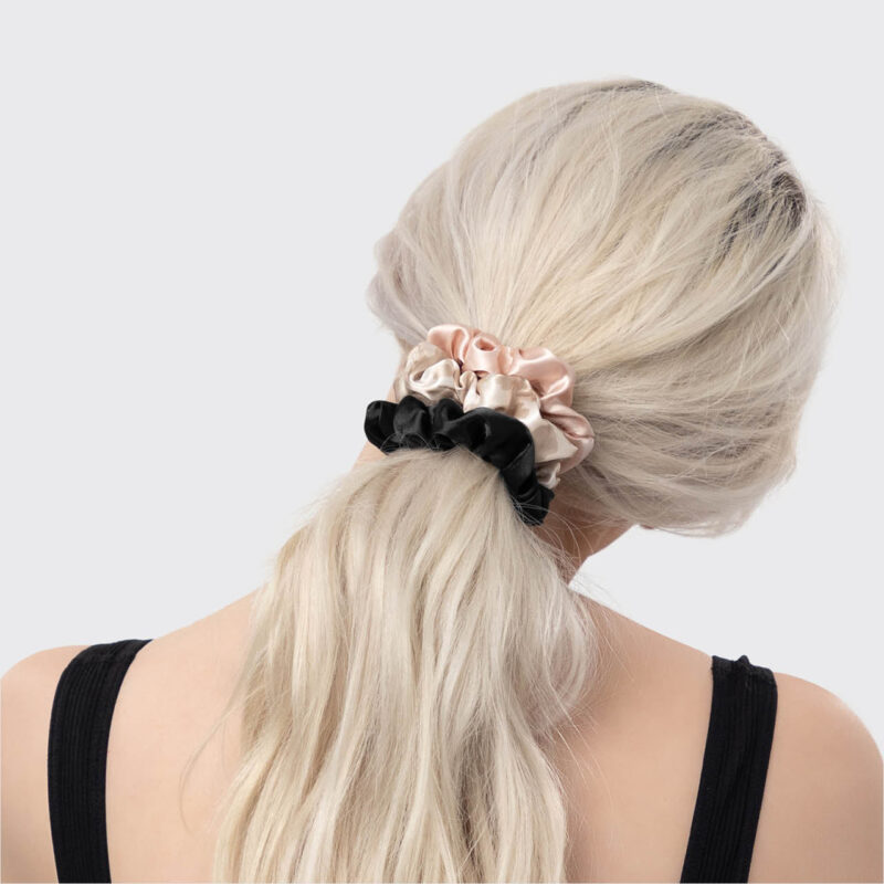 Kitsch - Set 5 Scrunchie-uri din Satin pentru Somn - imagine 3