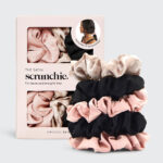 Kitsch - Set 5 Scrunchie-uri din Satin pentru Somn