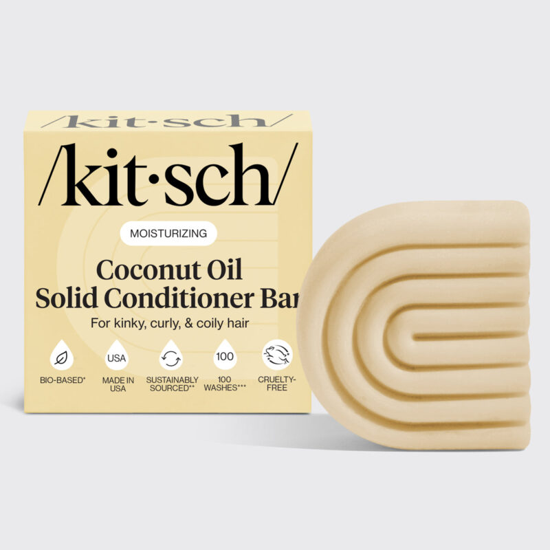 Kitsch - Balsam Solid cu Ulei de Cocos pentru Păr Uscat și Deteriorat - imagine 1